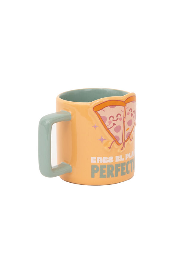 Mr. Wonderful Caneca de pizza 3D - Voc&ecirc; &eacute; o plano perfeito estampado