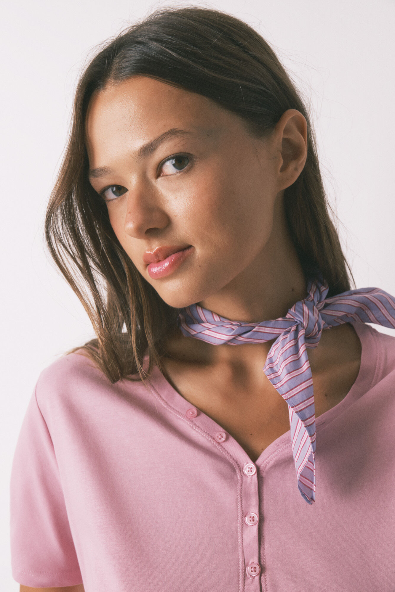 Women'secret Len&ccedil;o estilo bandana com estampa riscas