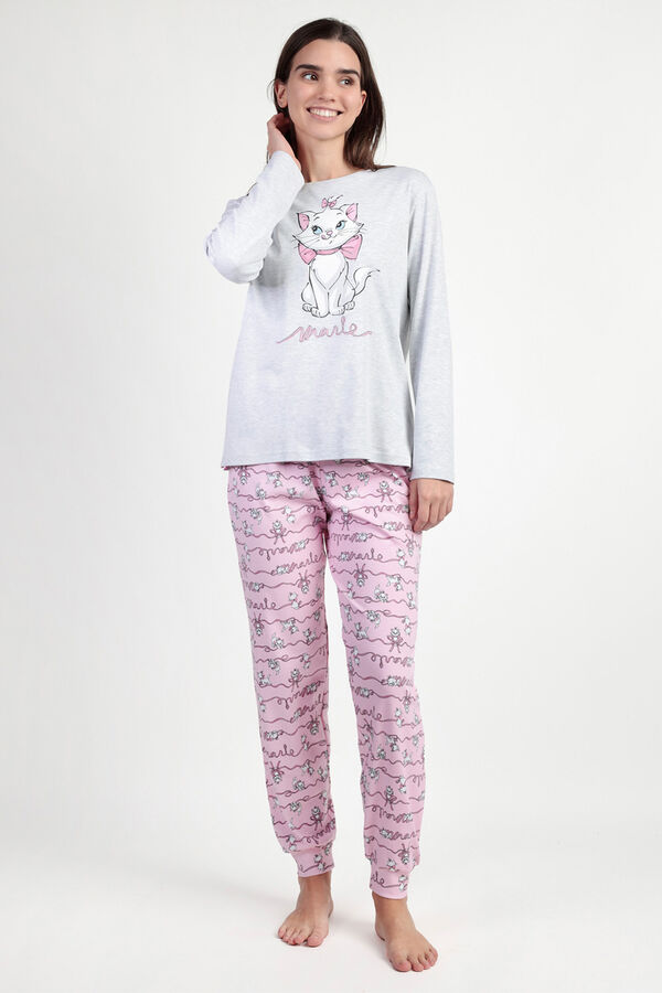 Admas Pijama Feminino Marie A cinzento