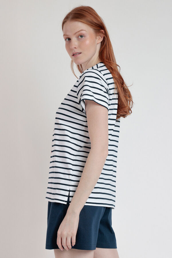 Admas Disney Mickey Patch Short Pyjamas blue