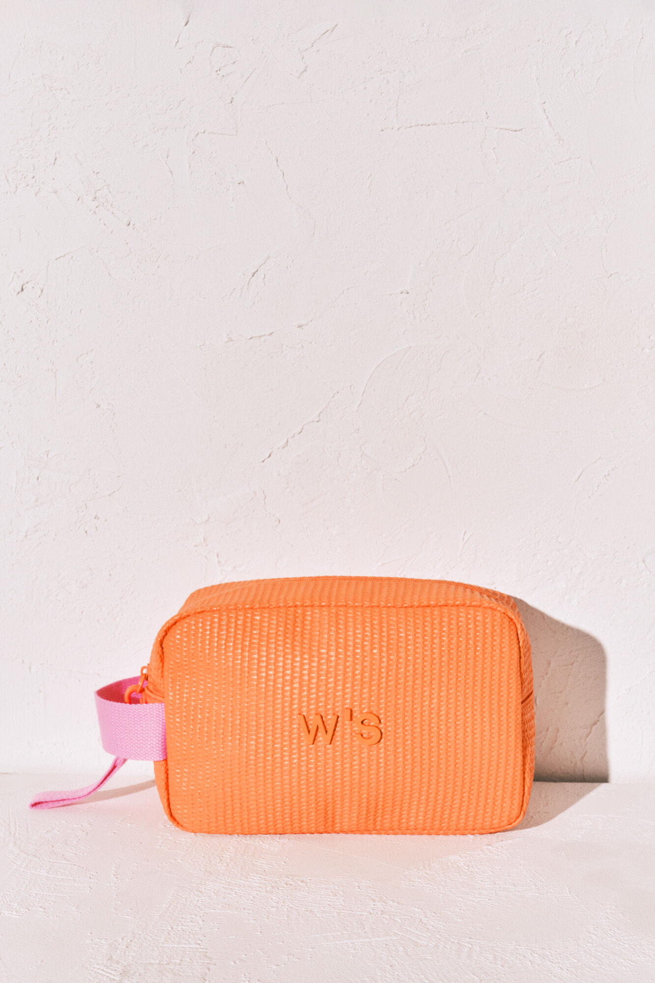 Women'secret Necessaire emborrachado textura r&aacute;fia azul