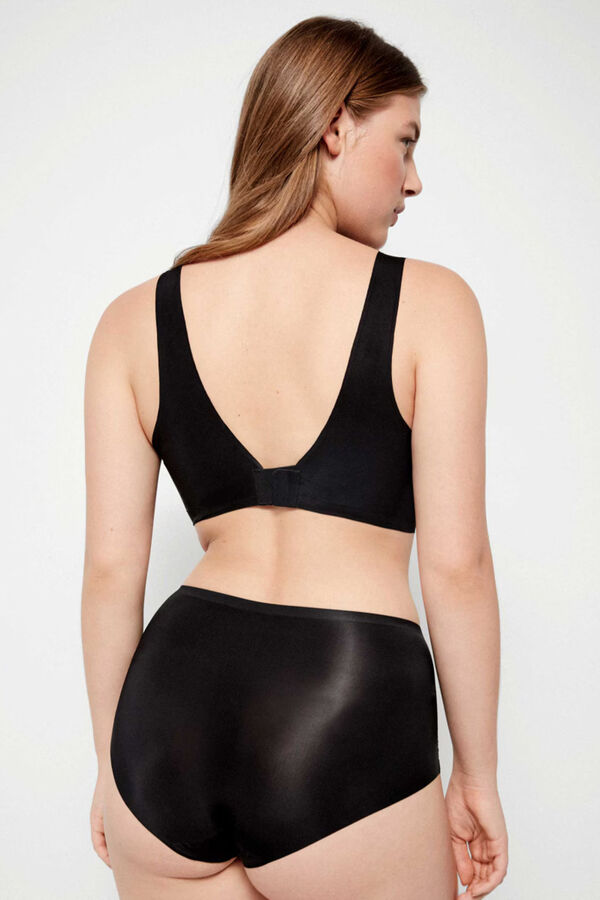 Gisela Cueca alta sem costuras preto