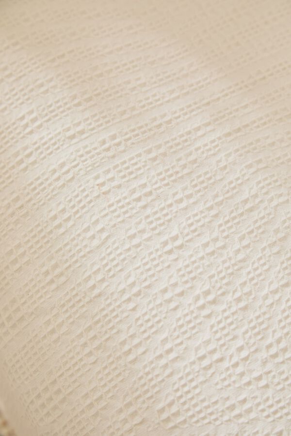 Calma House Colcha em algod&atilde;o 180x260 branco