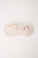 Womensecret Ivory satin sleep mask beige