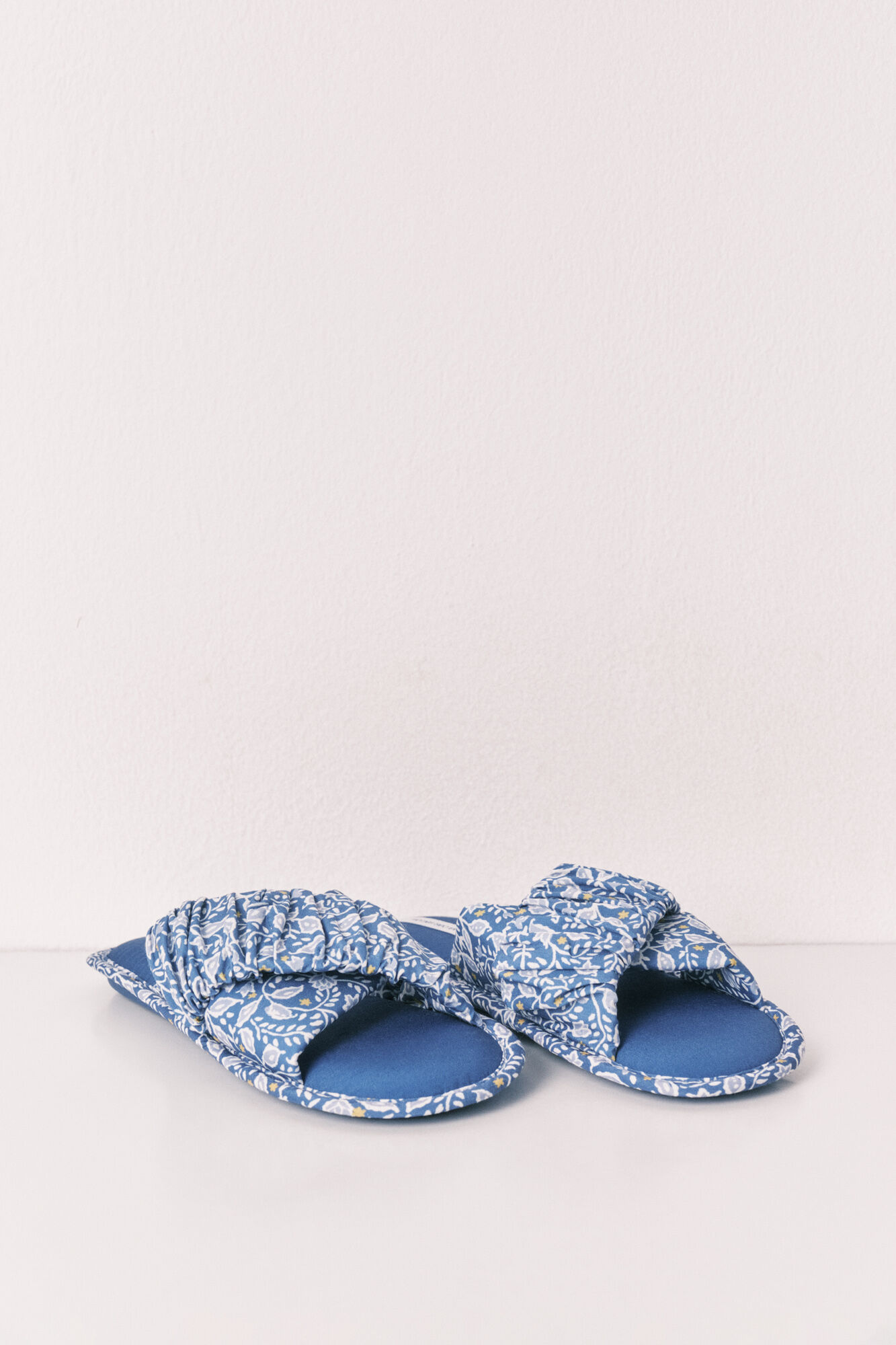 Women'secret Pack de viagem chinelos de quarto azul