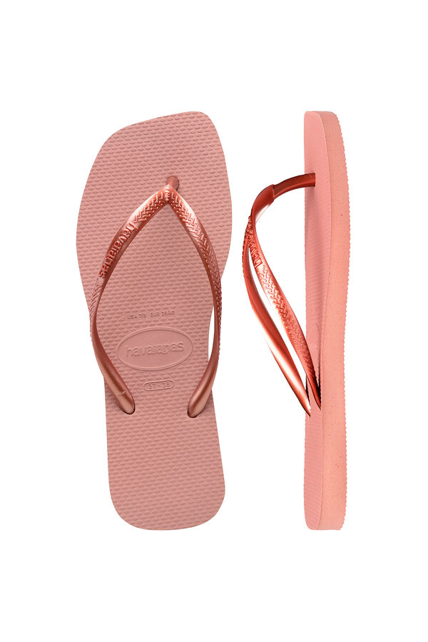 Havaianas Chinelos Hav. Slim Quadrado Rosa rosa