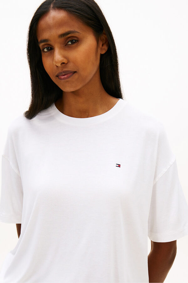 Tommy Hilfiger Conjunto de pijama curto estampado azul