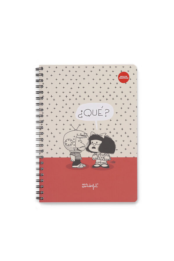 Mr. Wonderful Caderno A4 - Mafalda estampado