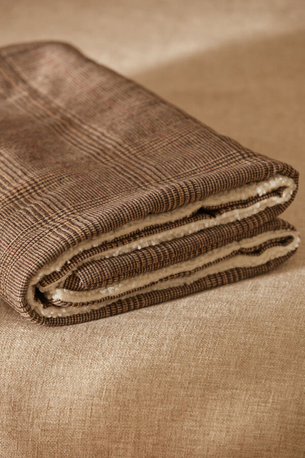 Calma House Plaid reversível scott cru