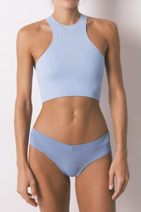 Women'secret Braga brasile&ntilde;a ancha fruncida azul