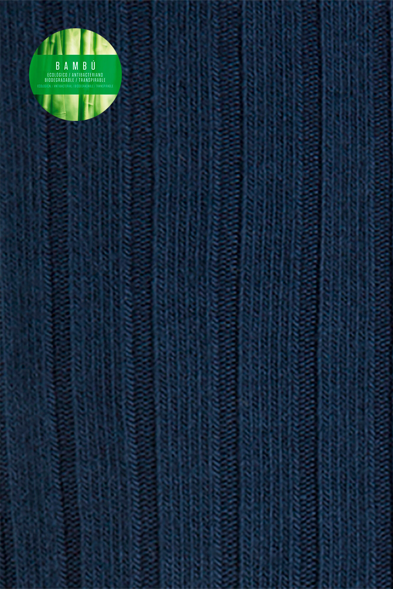 Punto Blanco Meias caneladas curtas