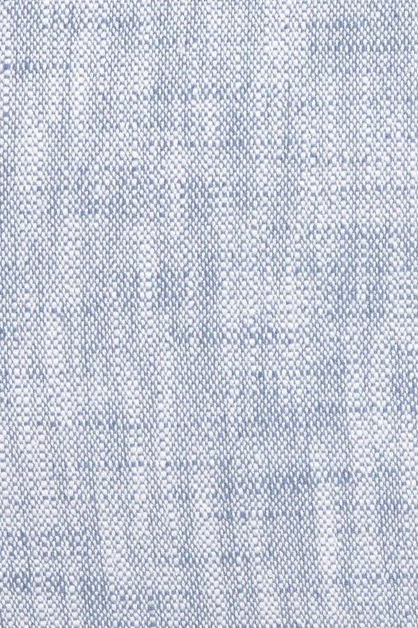 Textura Capa travesseiro algodão efeito linho azul