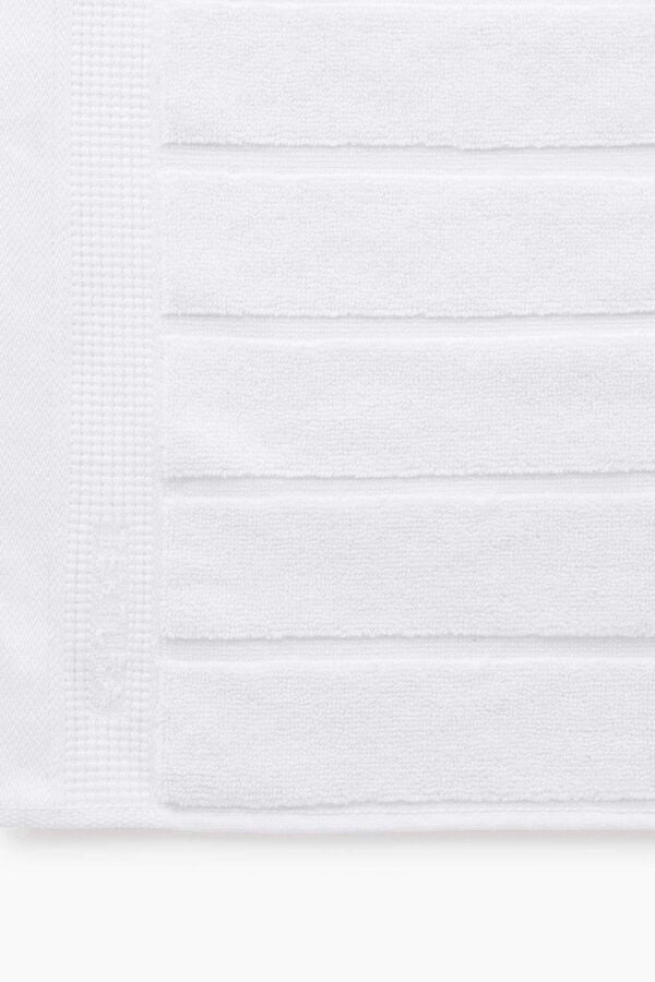 Womensecret Tapete banho friso algodão egípcio 50 x 70 cm. branco
