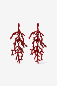 Vilanova Pendientes de coral met&aacute;lico