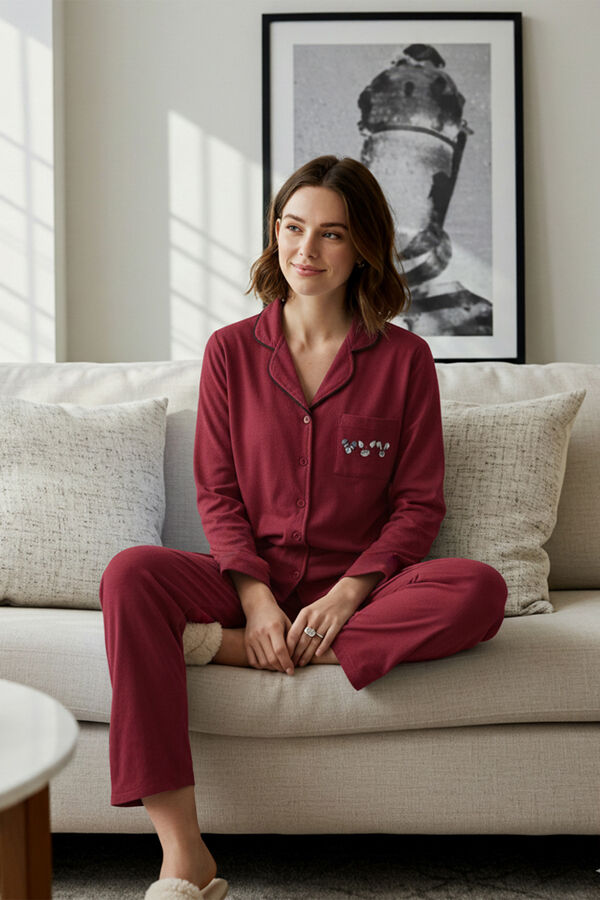 Trendyol Conjunto de pijama estampado