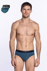 Punto Blanco Pack de 3 slips algod&oacute;n estampado