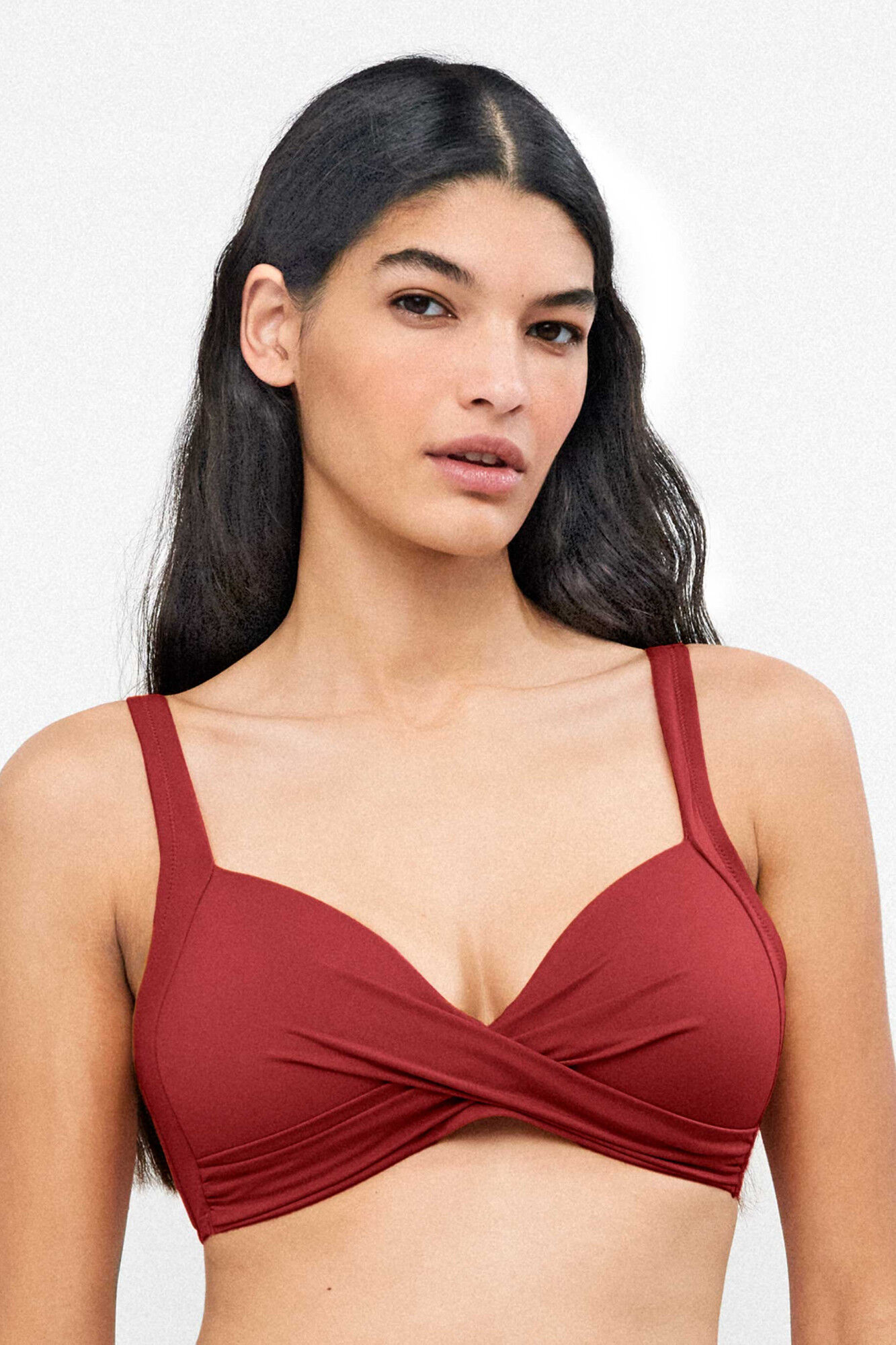 Gisela Top bikini cl&aacute;sico efecto cruzado