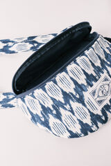 Women'secret Bolsa de cintura grande estampado boho azul