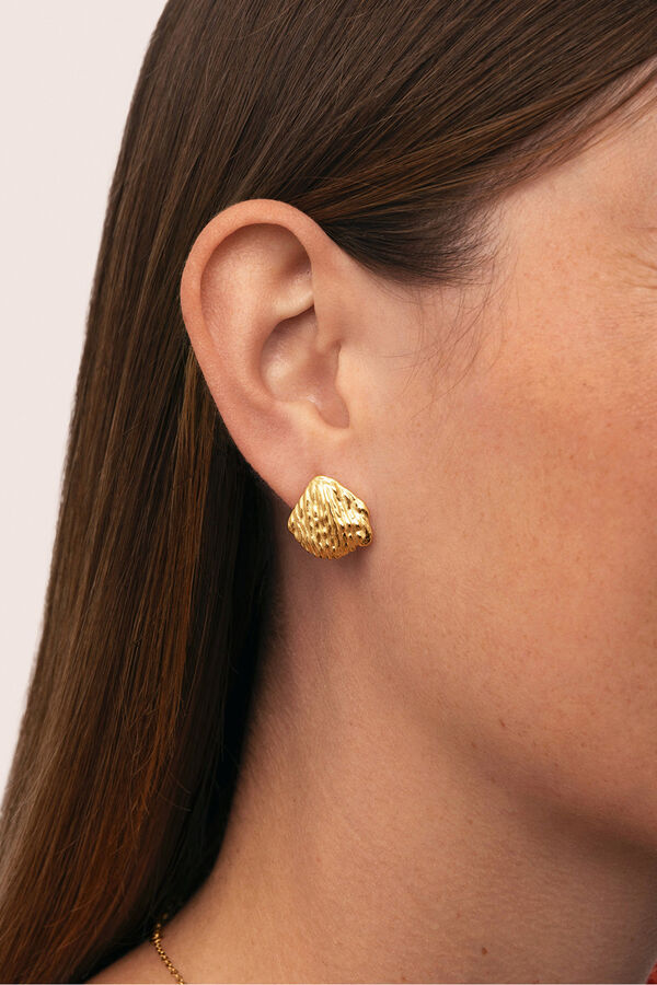 Singularu Pendientes Maris Acero Baño Oro amarillo