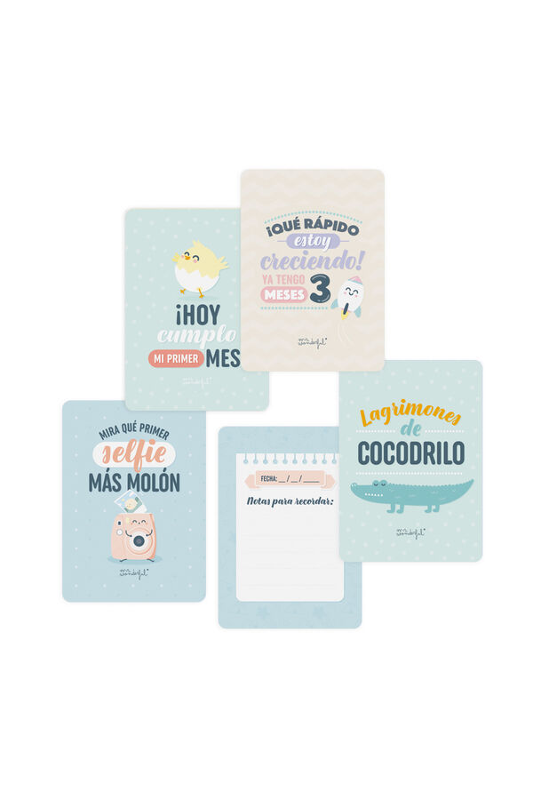 Mr. Wonderful Tarjetas para beb&eacute;s estampado