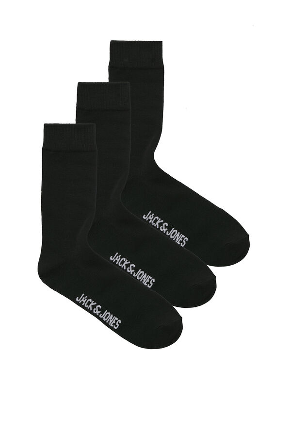 Jack & Jones Pacote de 3 meias preto