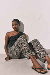 Women'secret Cal&ccedil;as fluidas estampado animal print