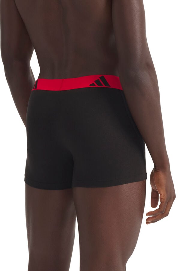 Adidas Pack 3 boxers com logo branco