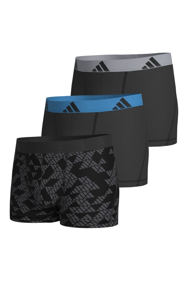 Adidas Pack 3 boxers com logo cinzento