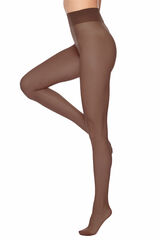 Ivette Bridal Collant extrafino de cristal Mocka Mousse Martina 15DN cru