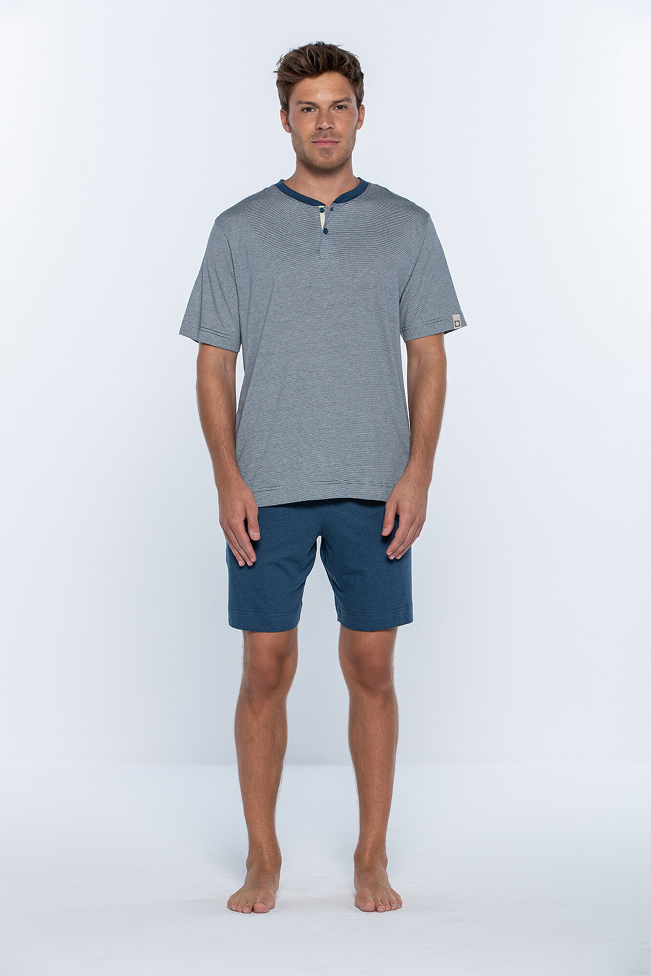 Punto Blanco Pijama curto de bambu, Bionix