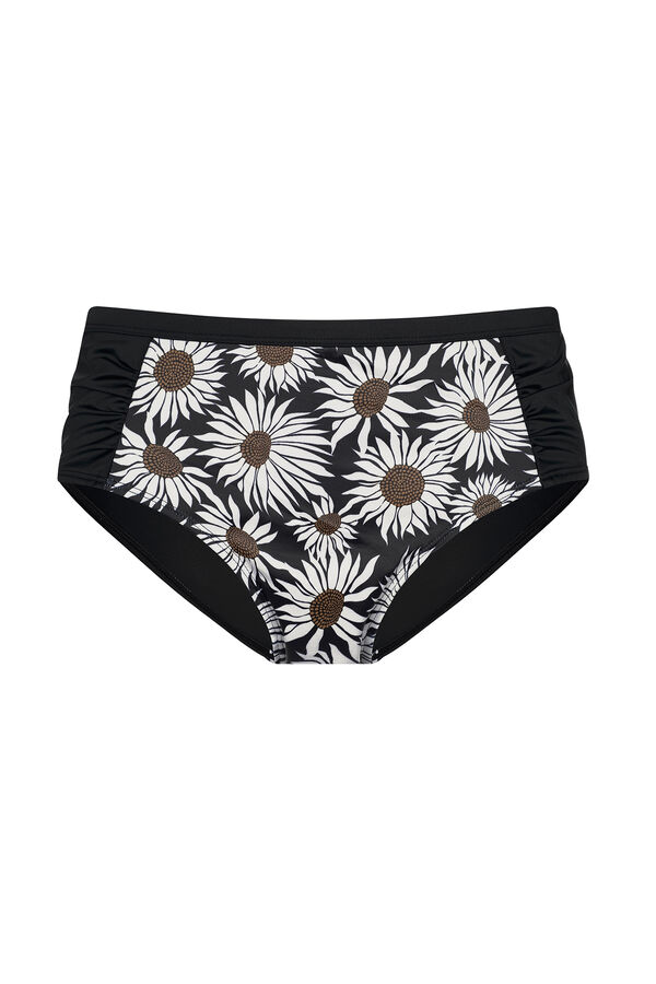 Dorina Cueca de biquíni preta clássica estampado preto