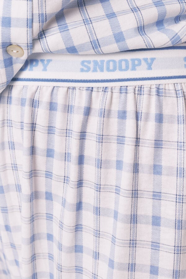 Women'secret Pijama camiseiro de algodão azul do Snoopy  azul