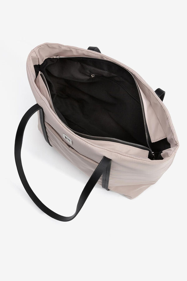 Vilanova Bolso Shopper Acolchado beige