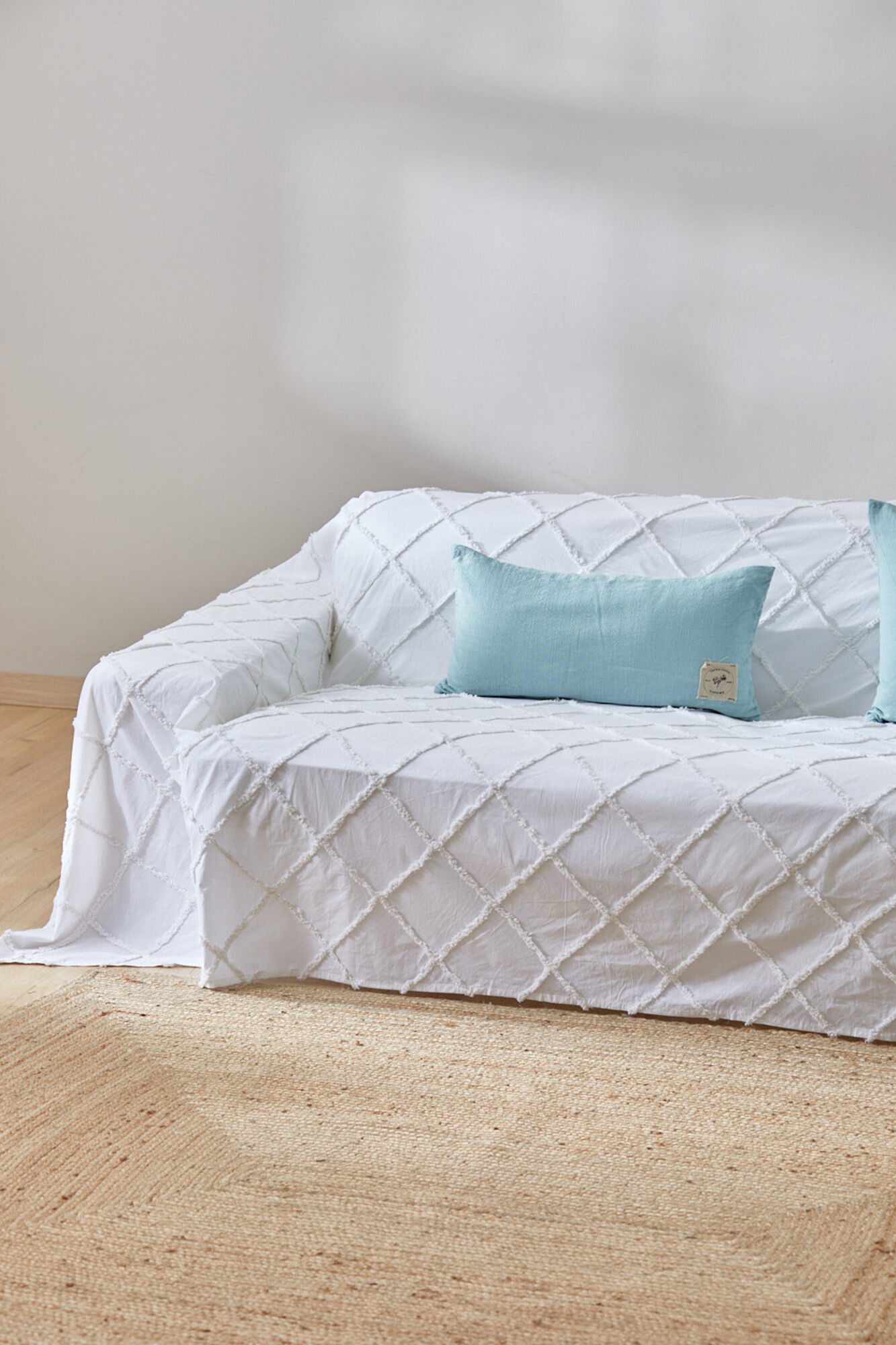 Calma House Colcha con tufting blanco Royal 180x260