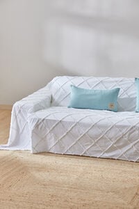 Calma House Colcha com tufting branco Royal 180x260
