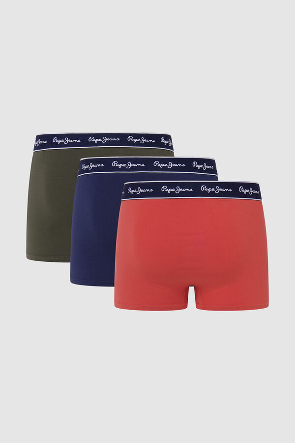 Pepe Jeans Pack de 3 calzoncillos azul