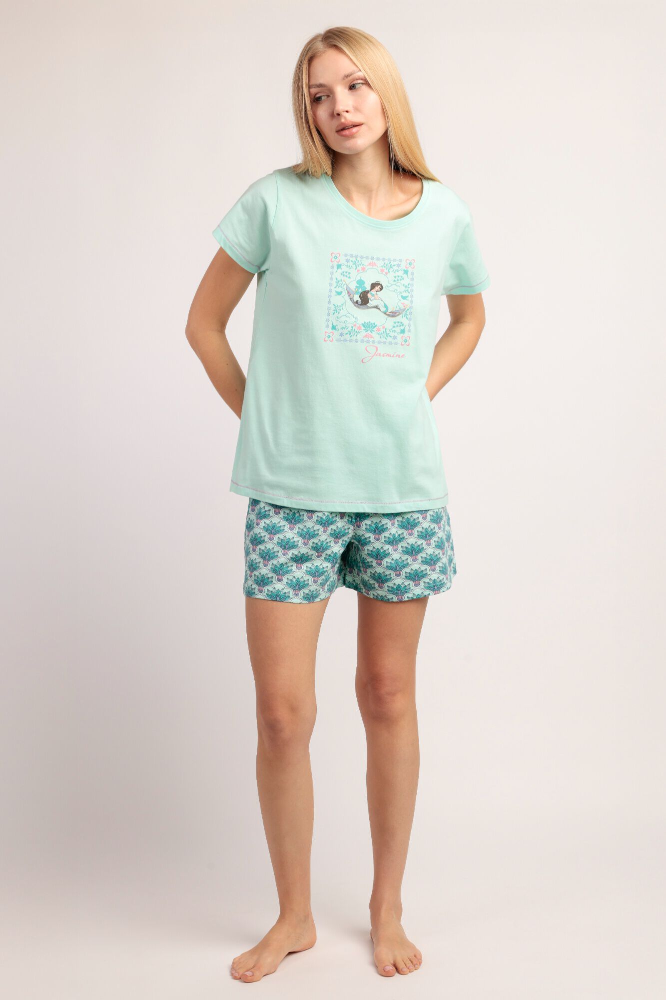 Admas Pijama curto princesa Jasmine