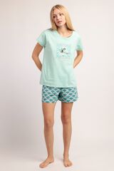 Admas Pijama curto princesa Jasmine azul