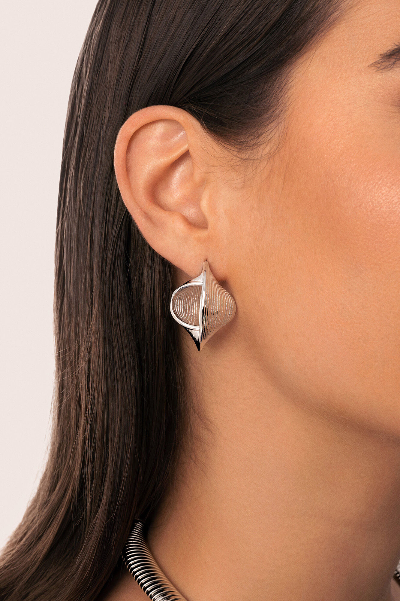 Singularu Infinity Steel Earrings