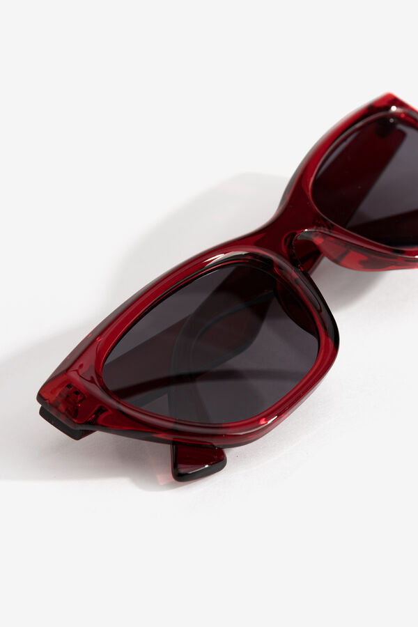 Vilanova &Oacute;culos de sol cat eye vermelho