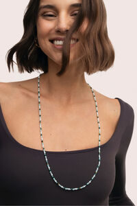 Singularu Collar Long Altea Ice Acero Ba&ntilde;o Oro