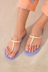 Women'secret Chinelos Lilo e Stitch com tiras amarelas azul