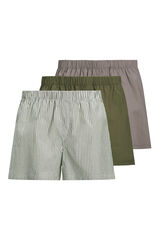 Jack & Jones Pacote Boxer Popelina Combinado 3 cru