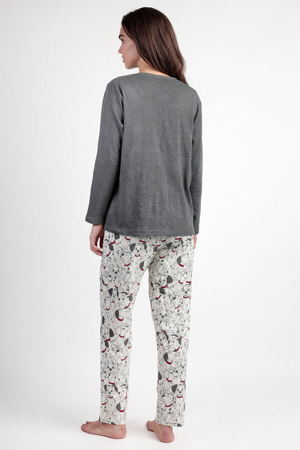 Admas Pijama Varsity A dos Pijama cinzento