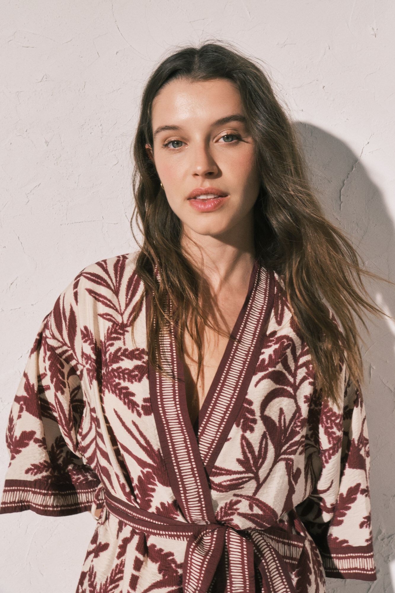 Women'secret Quimono estampado gren&aacute;