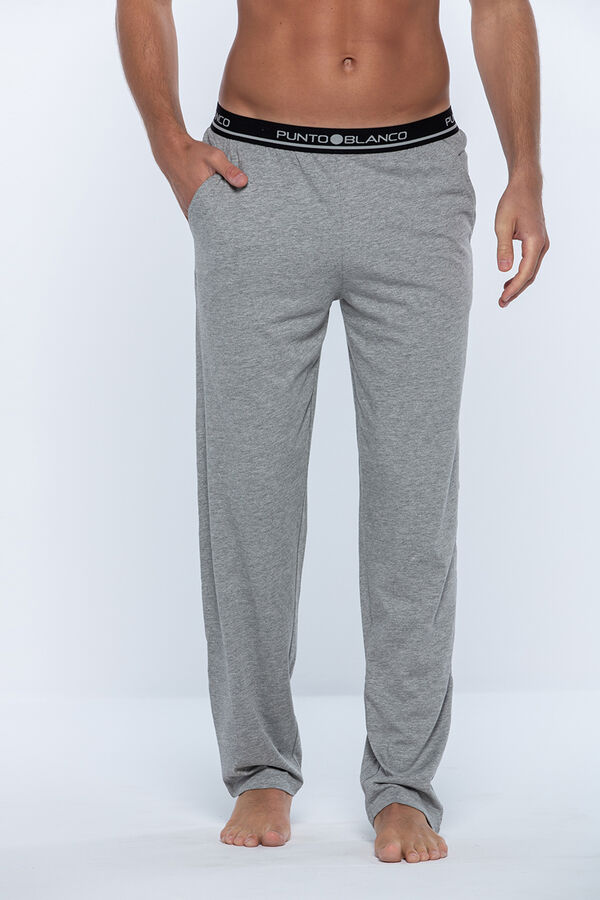 Punto Blanco Calças compridas masculinas cinzento