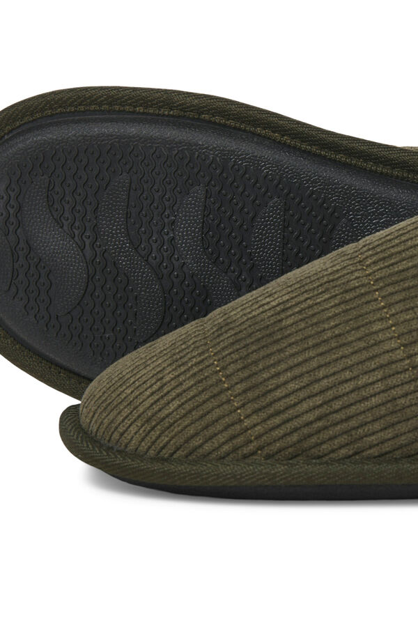Jack & Jones Chinelos de veludo veludo verde