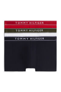 Tommy Hilfiger Pack 3 boxers em algod&atilde;o