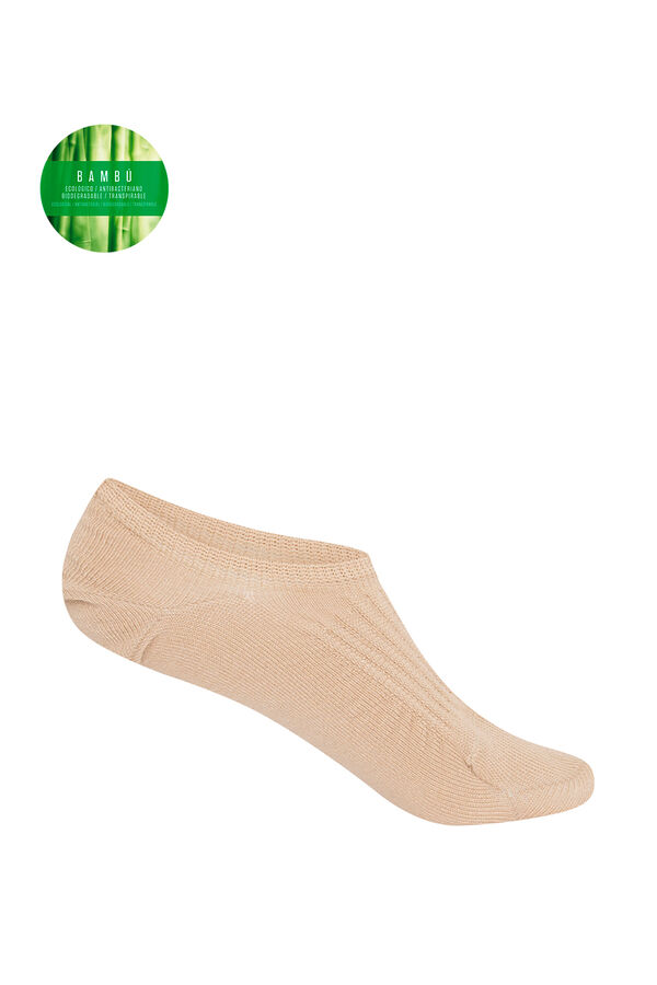 Punto Blanco Meias de bambu invis&iacute;veis bege