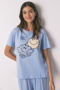 Women'secret Pijama comprido de manga curta SmileyWorld®